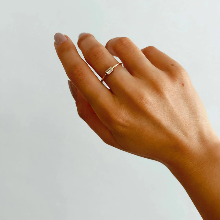 Aviva Baguette Ring