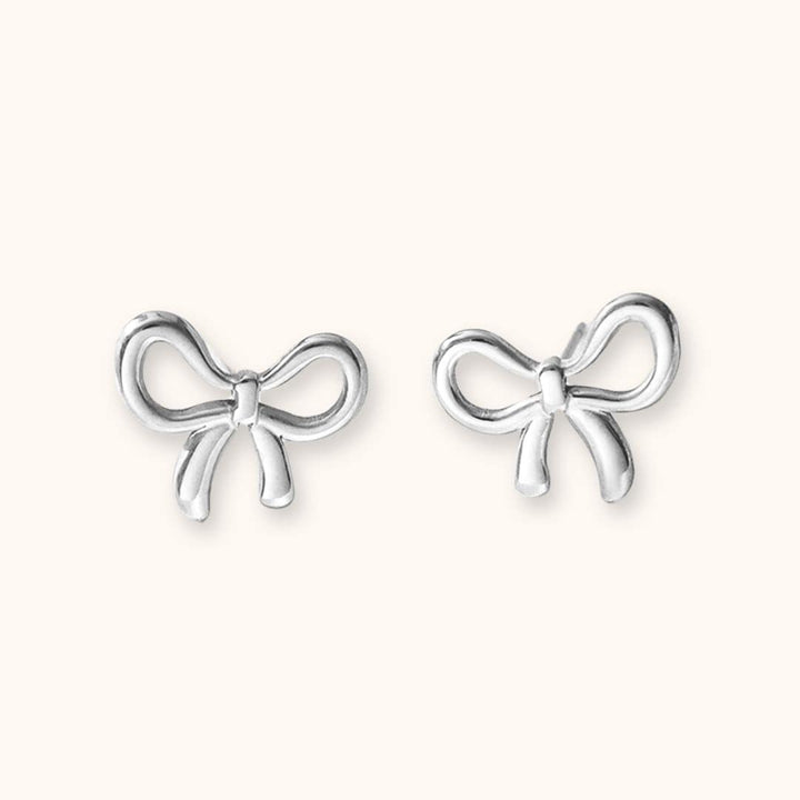 Dainty Bow Stud Earrings