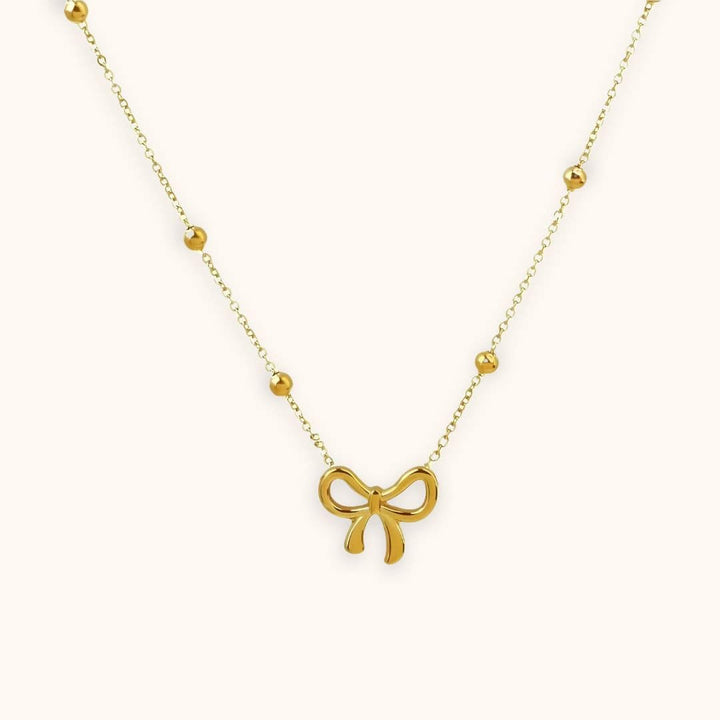 Dainty Bow Pendant Necklace