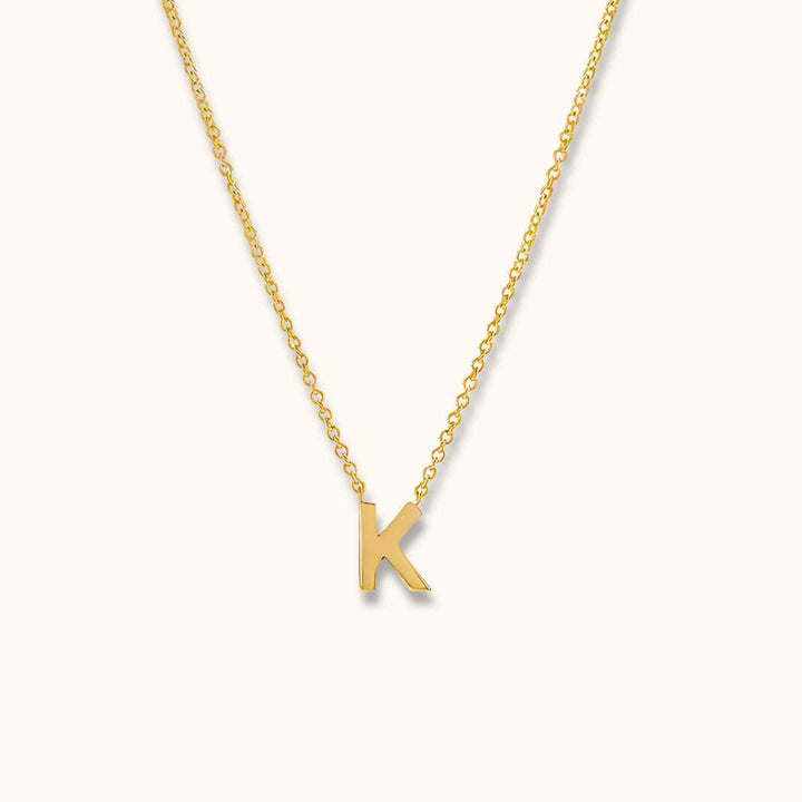 Dainty Letter Initial Necklace