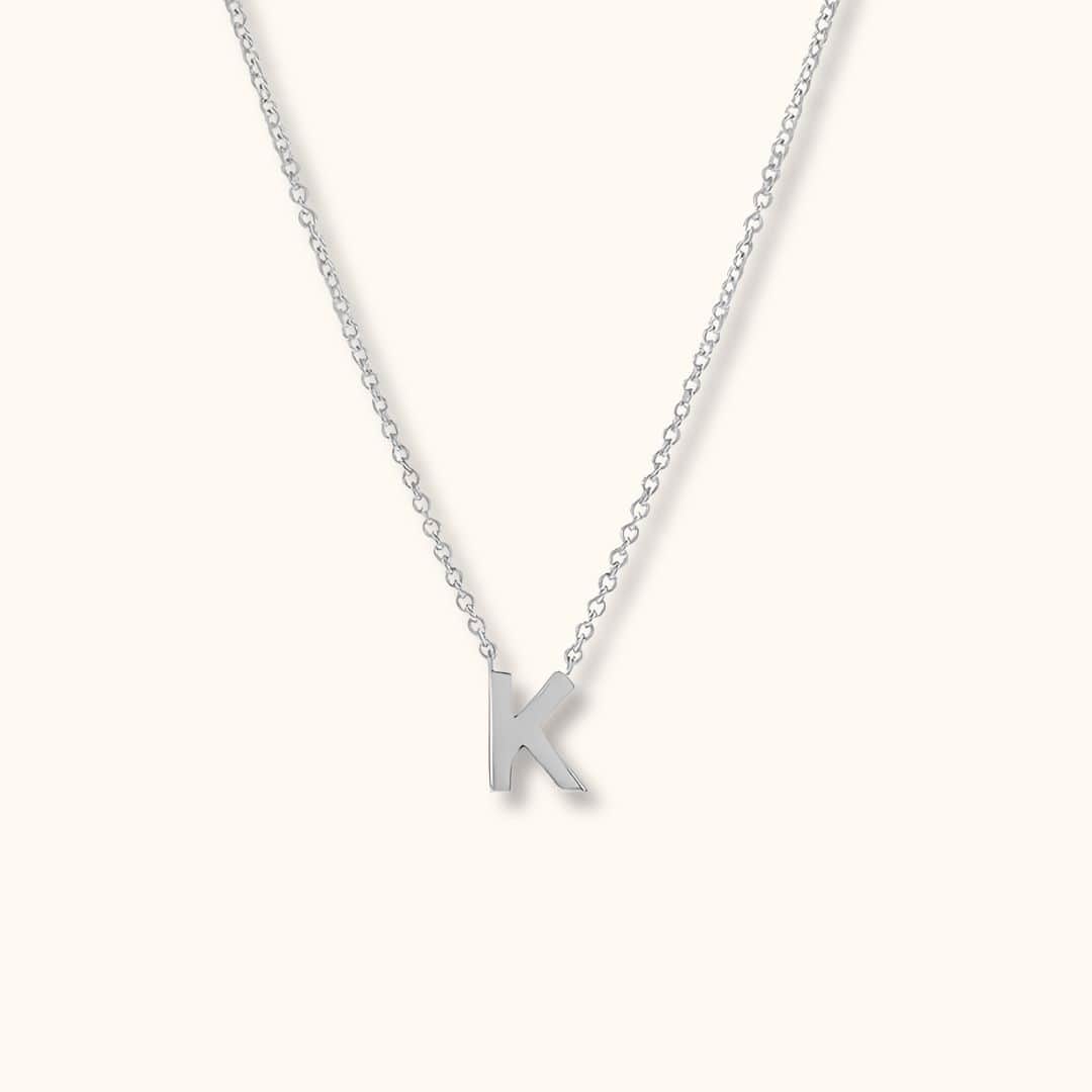 Dainty Letter Initial Necklace