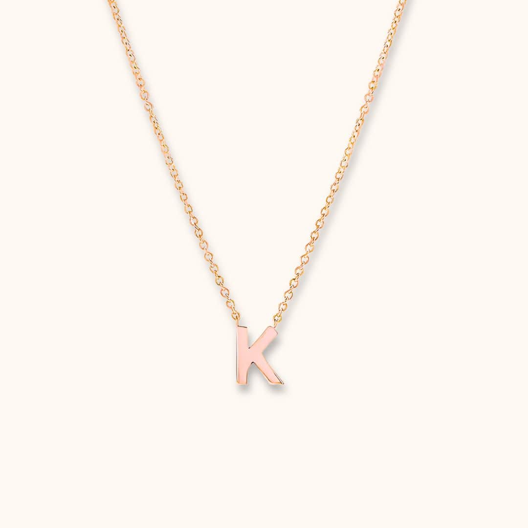 Dainty Letter Initial Necklace