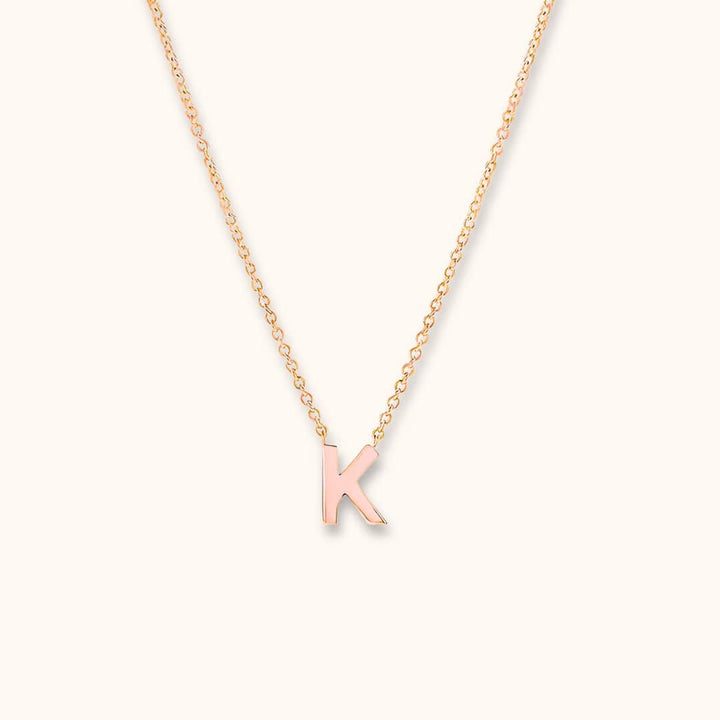 Dainty Letter Initial Necklace