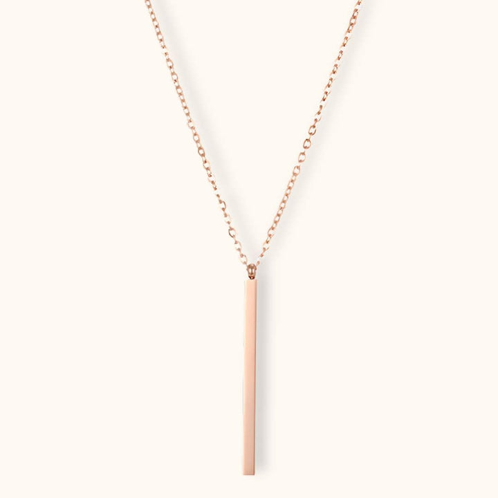 Dainty Lariat Bar Necklace