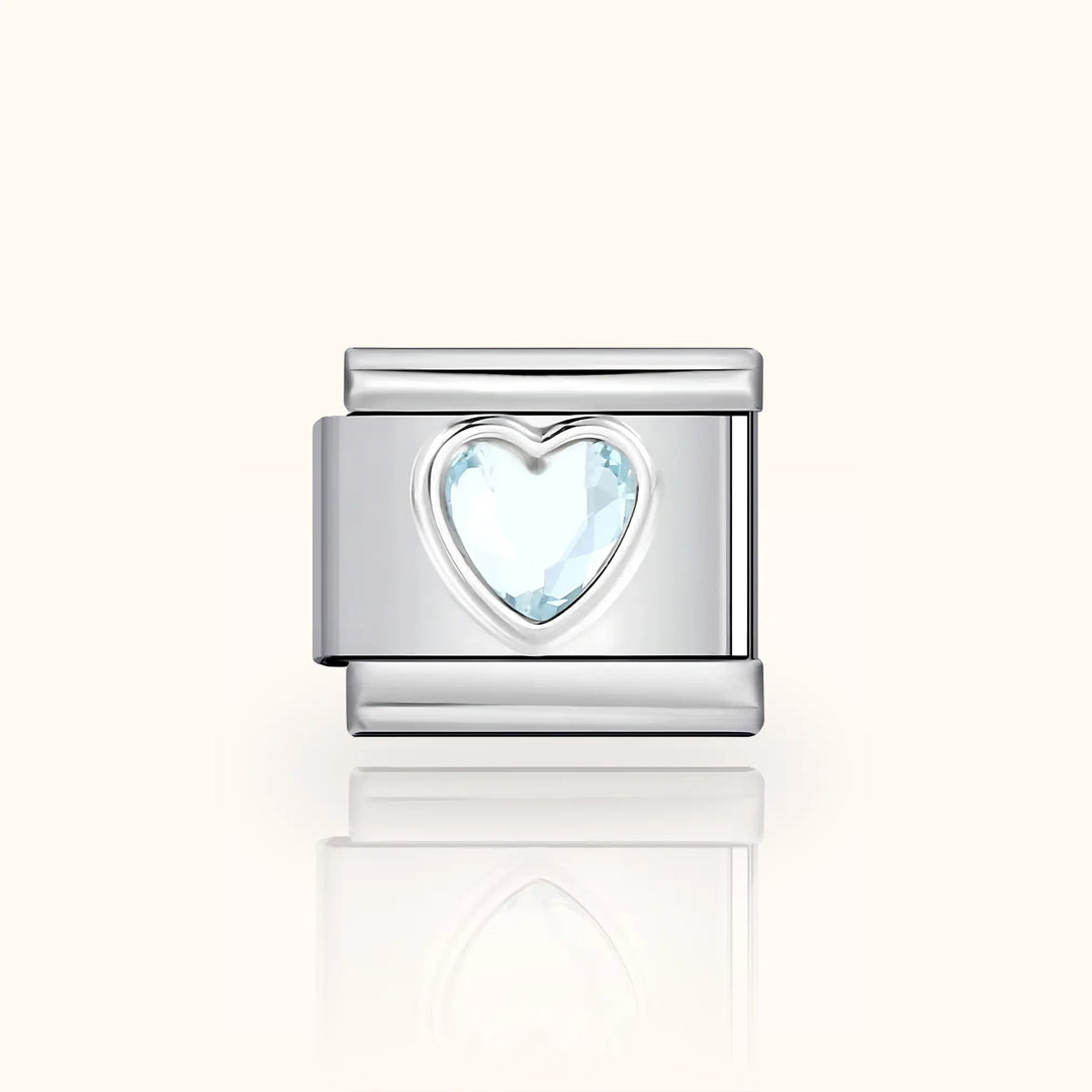 Serata Heart Italian Charm