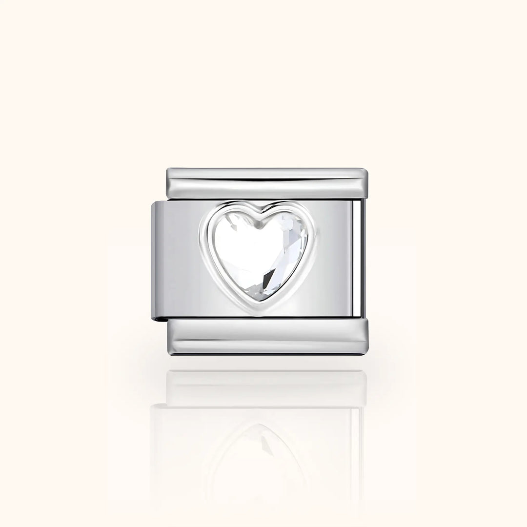 Serata Heart Italian Charm