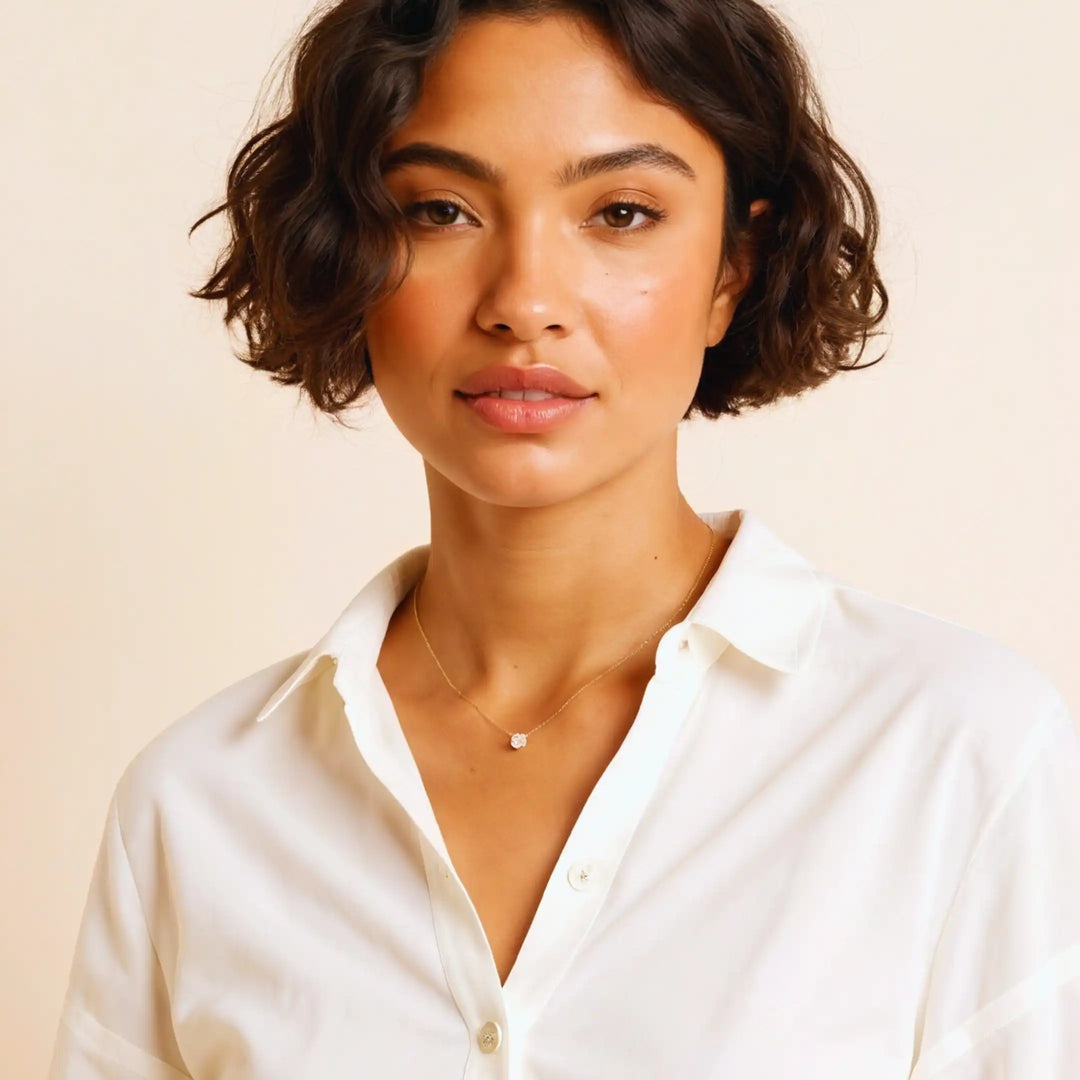 Luce Solitaire Necklace