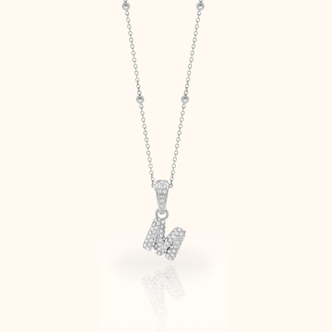 Luma Bubble Initial Necklace