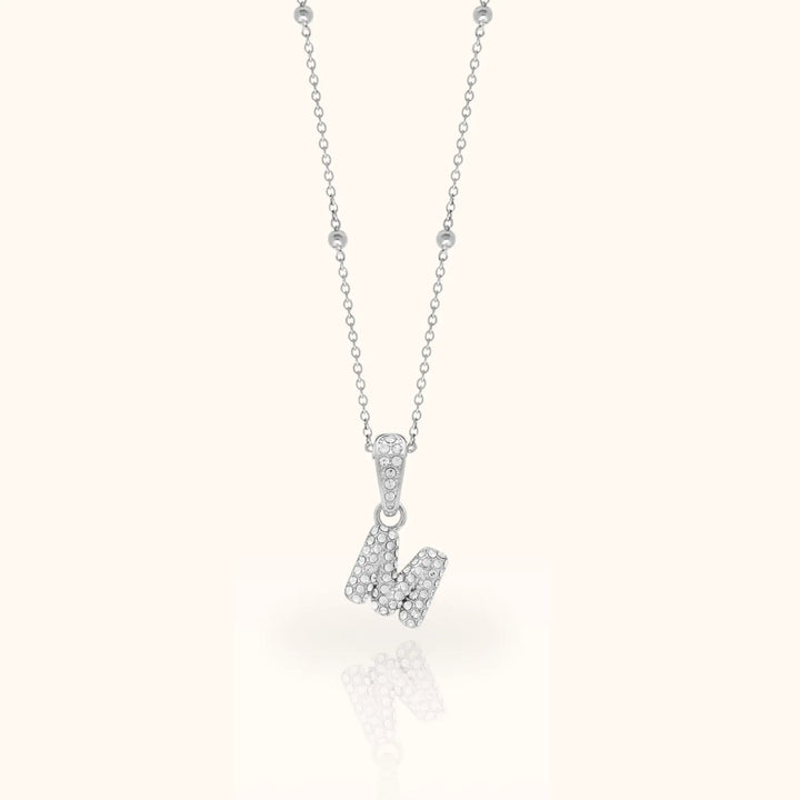 Luma Bubble Initial Necklace