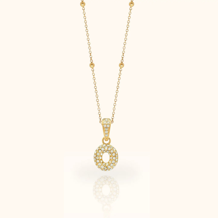 Luma Bubble Initial Necklace