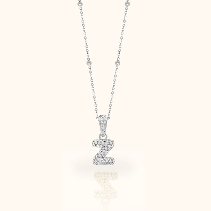 Luma Bubble Initial Necklace