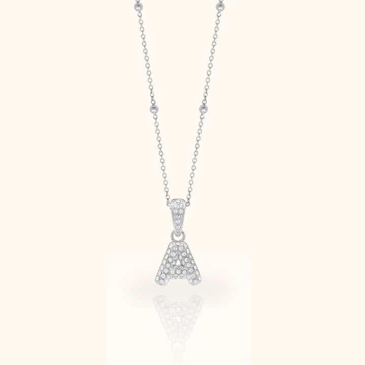 Luma Bubble Initial Necklace