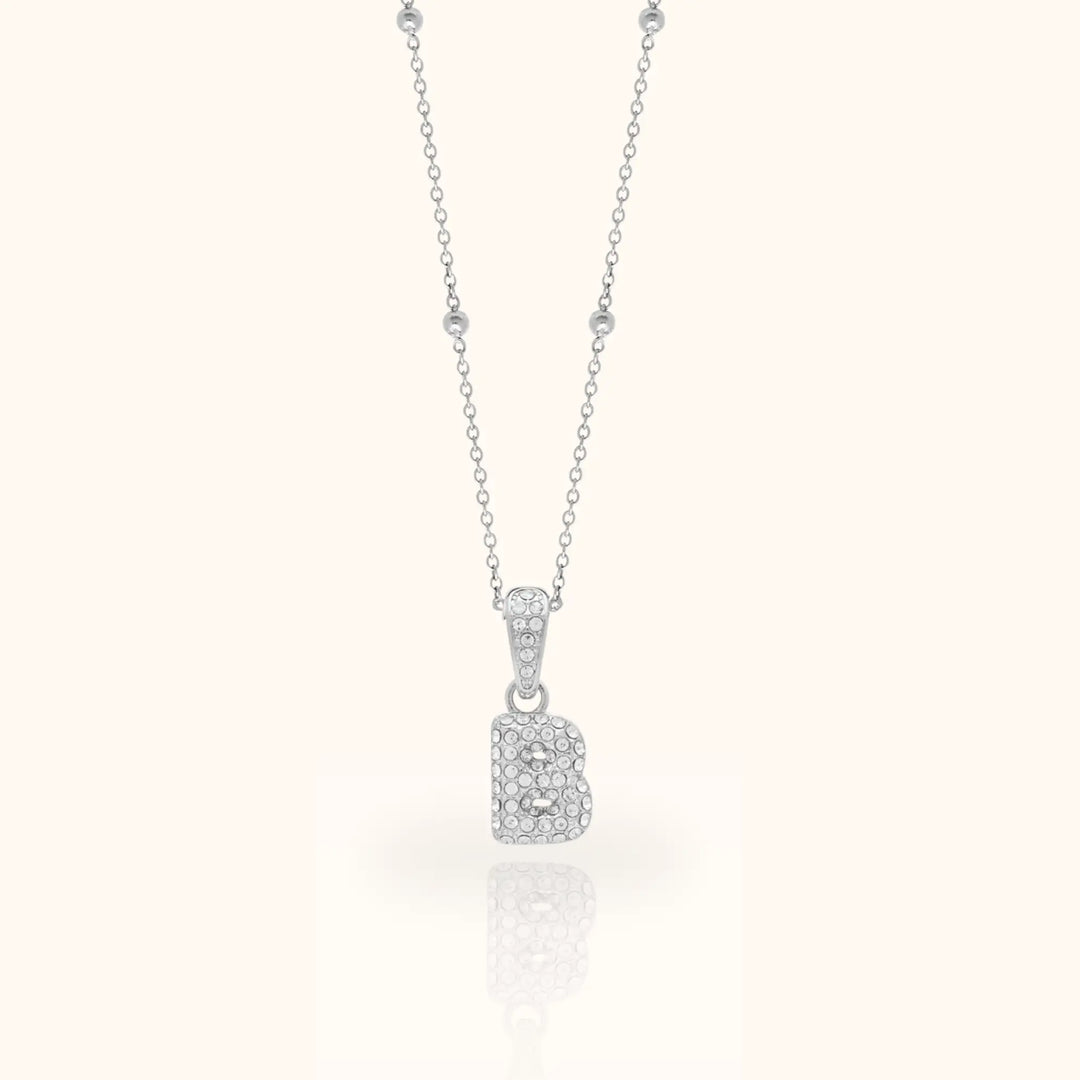 Luma Bubble Initial Necklace
