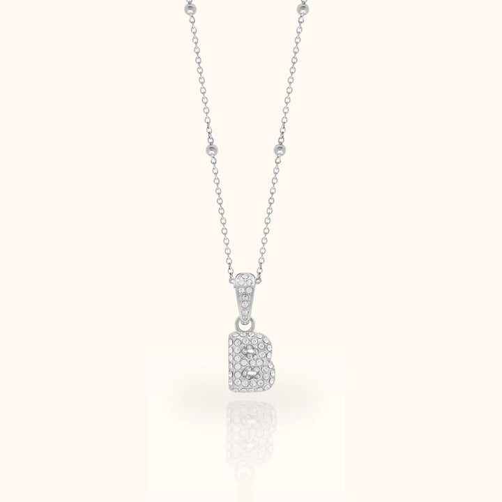 Luma Bubble Initial Necklace