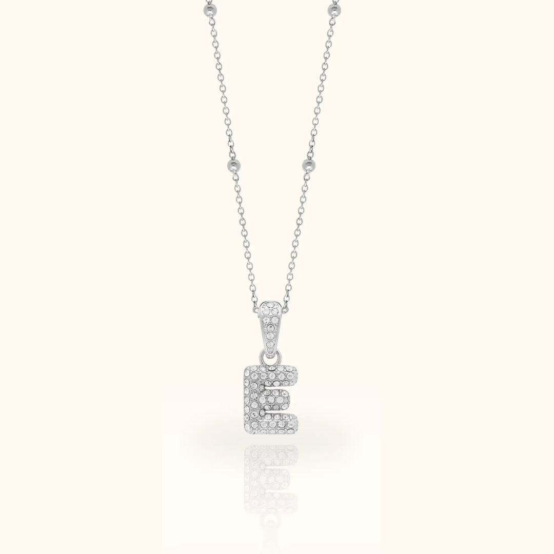 Luma Bubble Initial Necklace