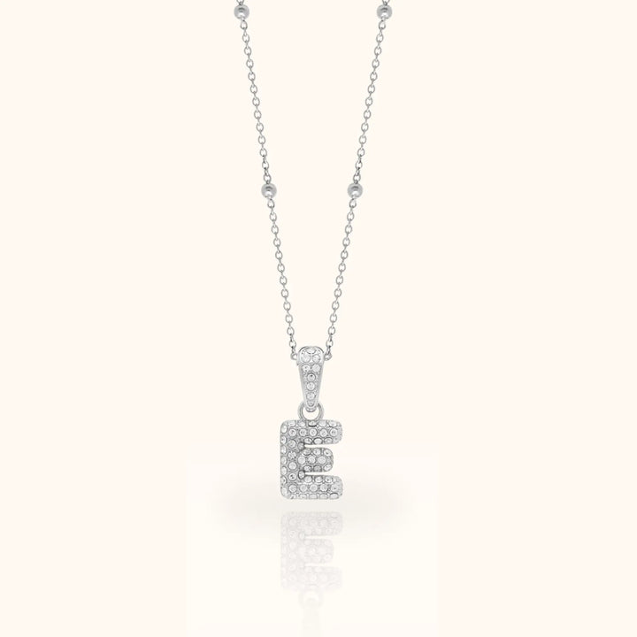 Luma Bubble Initial Necklace