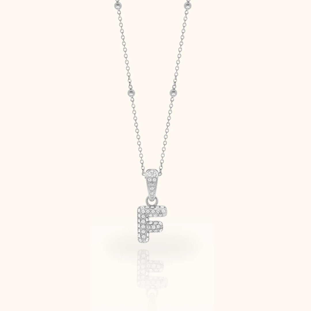 Luma Bubble Initial Necklace