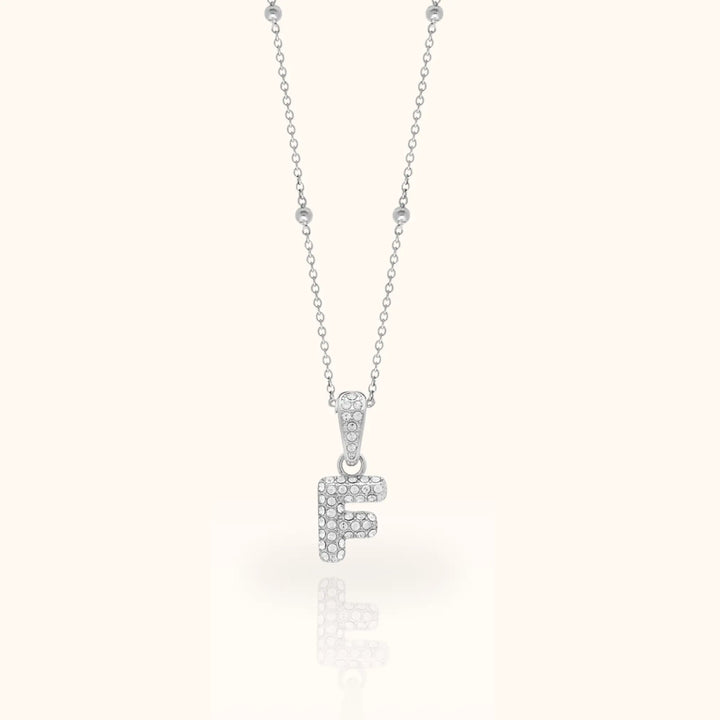 Luma Bubble Initial Necklace