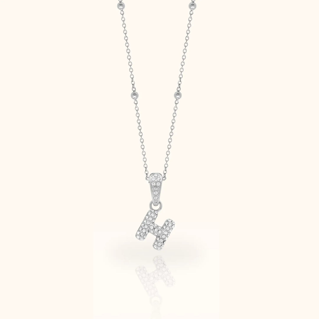 Luma Bubble Initial Necklace