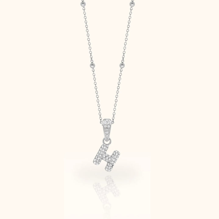Luma Bubble Initial Necklace