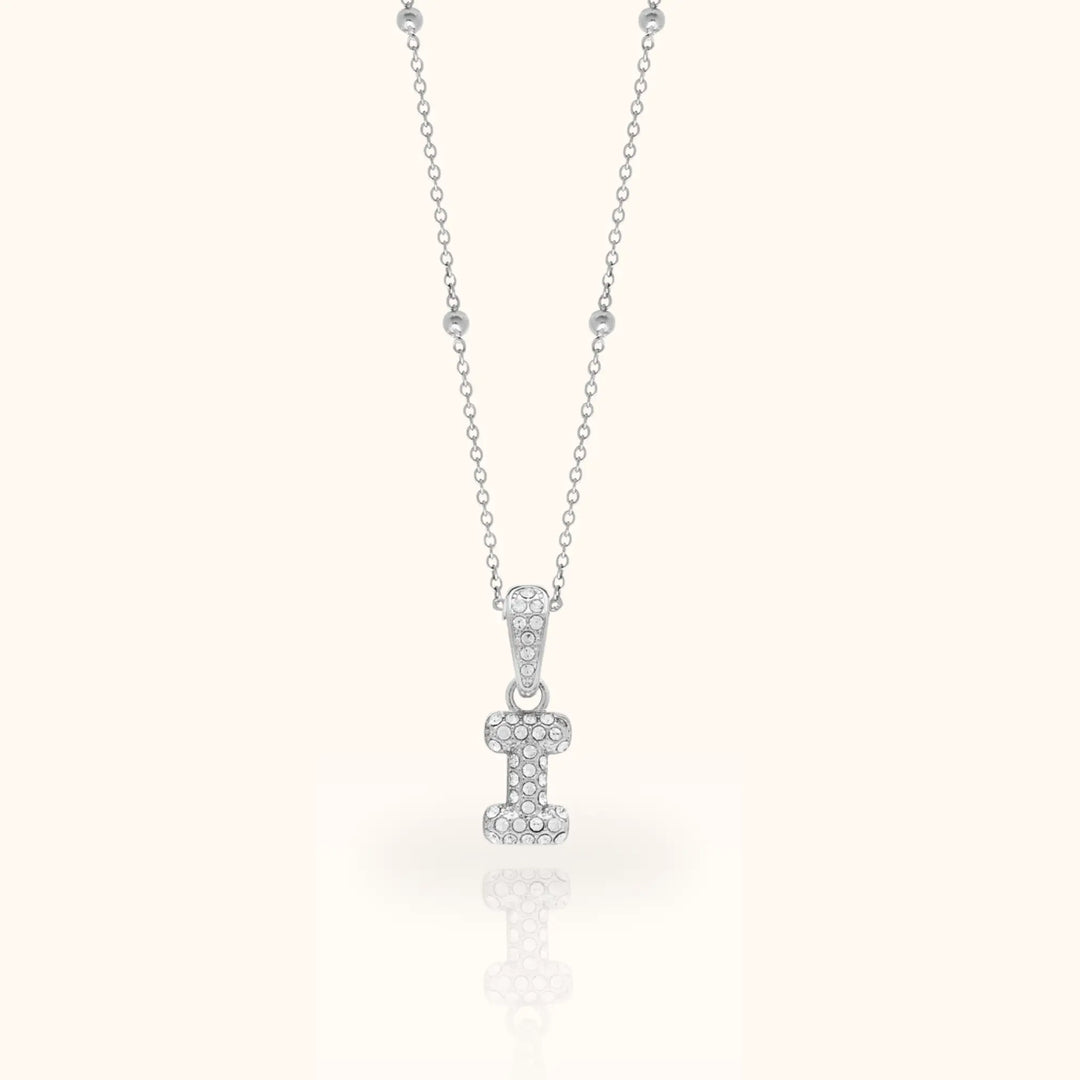 Luma Bubble Initial Necklace