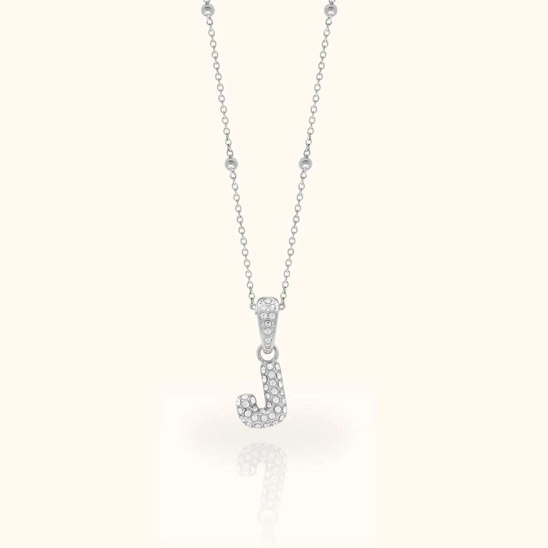 Luma Bubble Initial Necklace