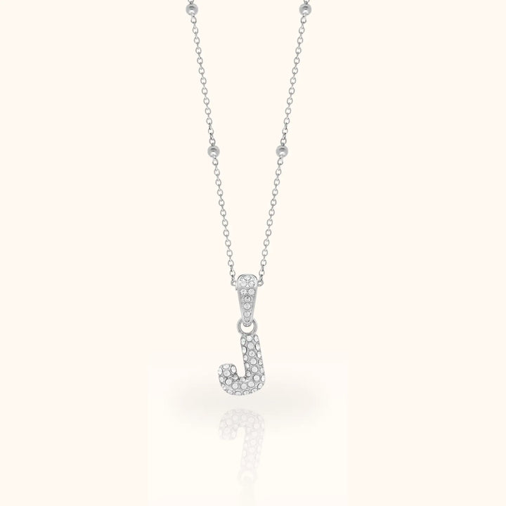 Luma Bubble Initial Necklace
