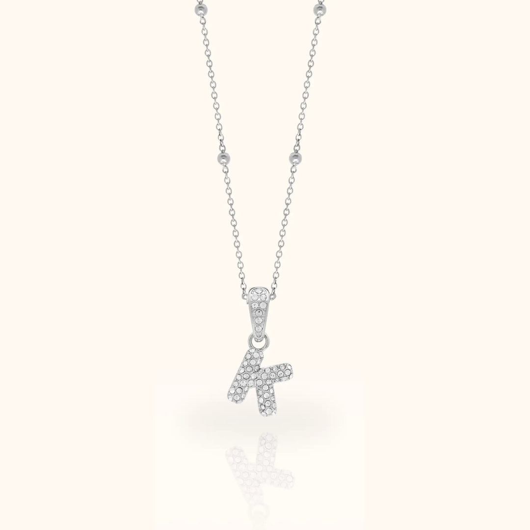 Luma Bubble Initial Necklace