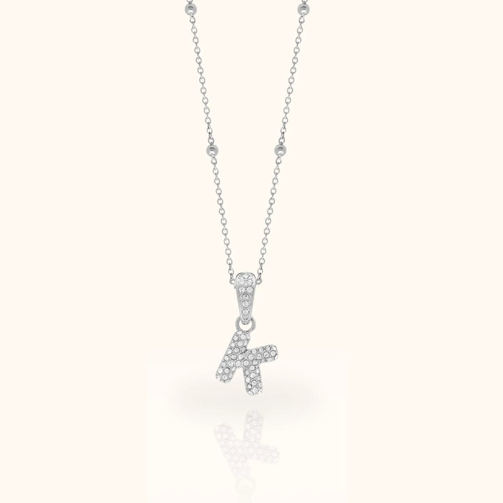 Luma Bubble Initial Necklace