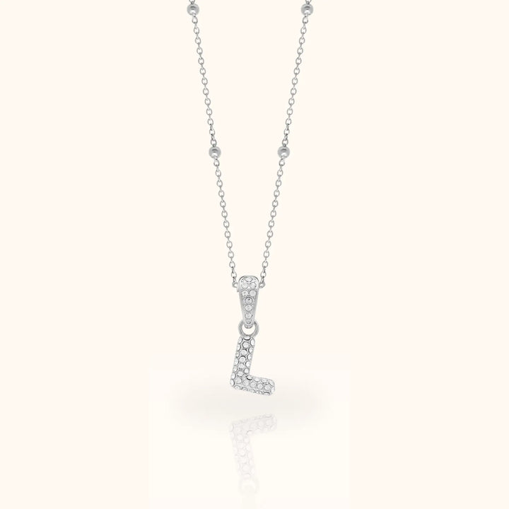 Luma Bubble Initial Necklace