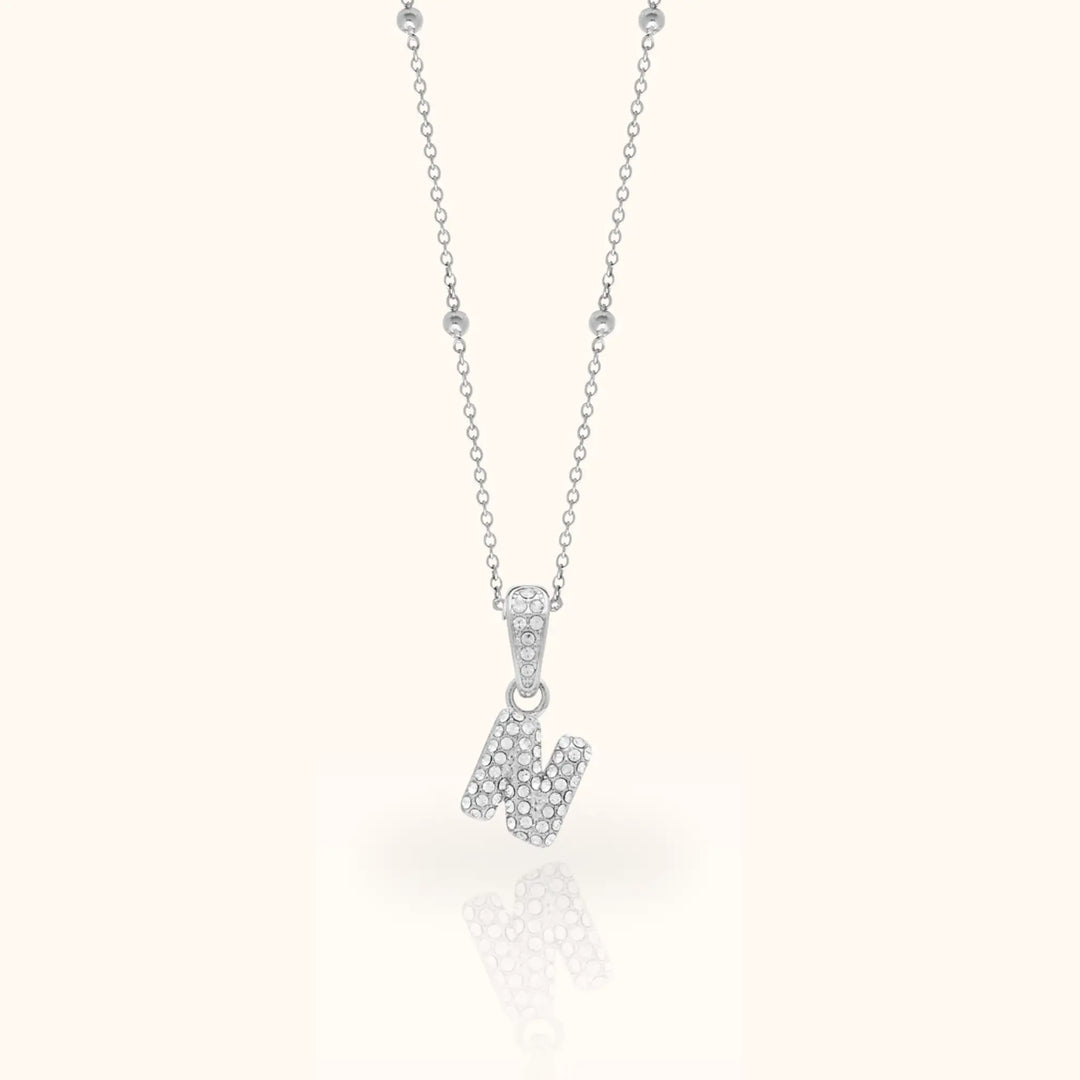 Luma Bubble Initial Necklace