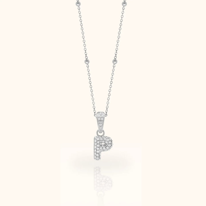 Luma Bubble Initial Necklace