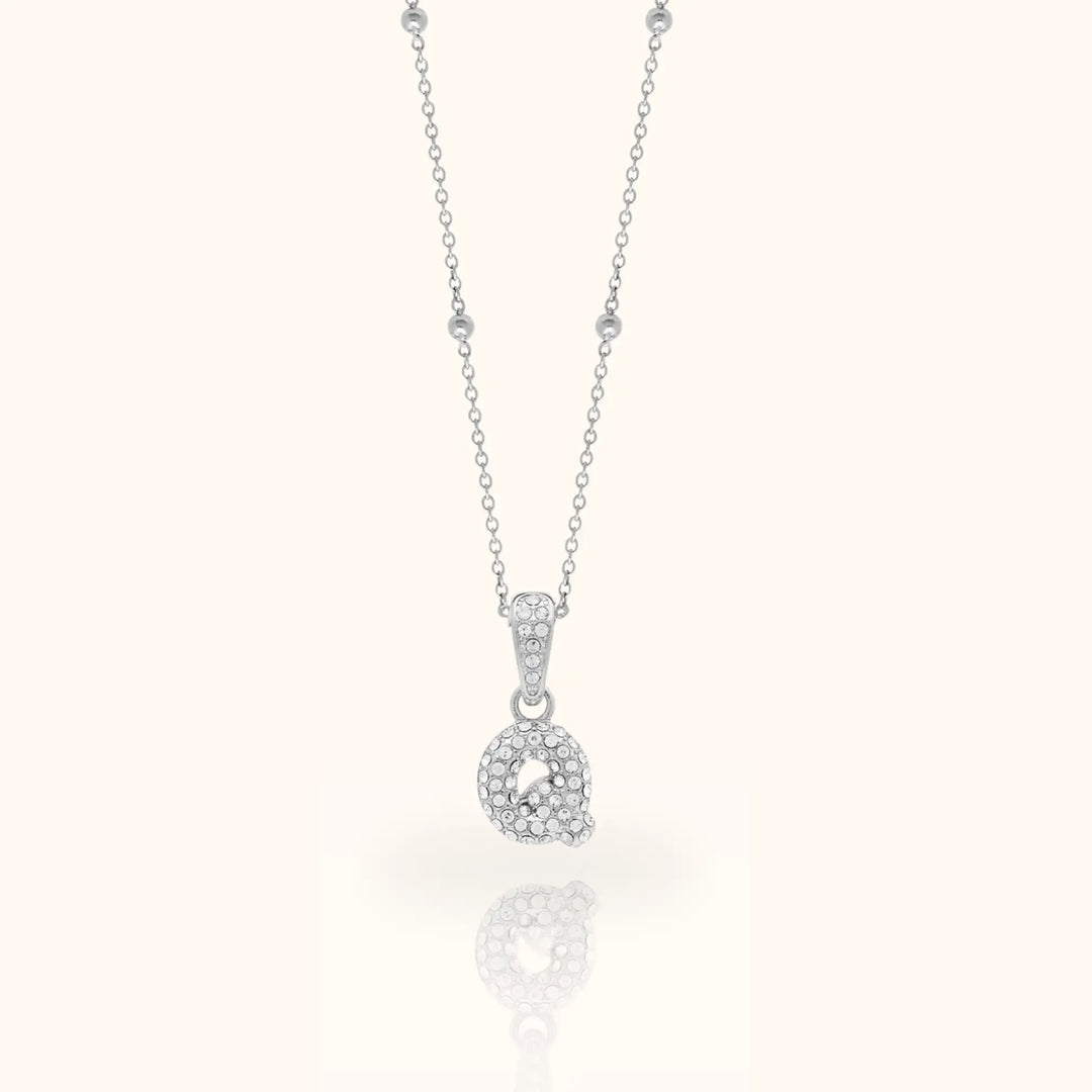 Luma Bubble Initial Necklace
