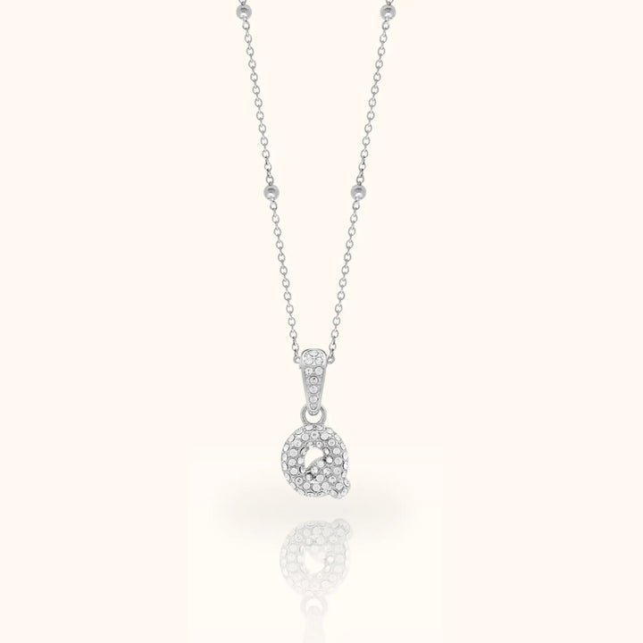 Luma Bubble Initial Necklace