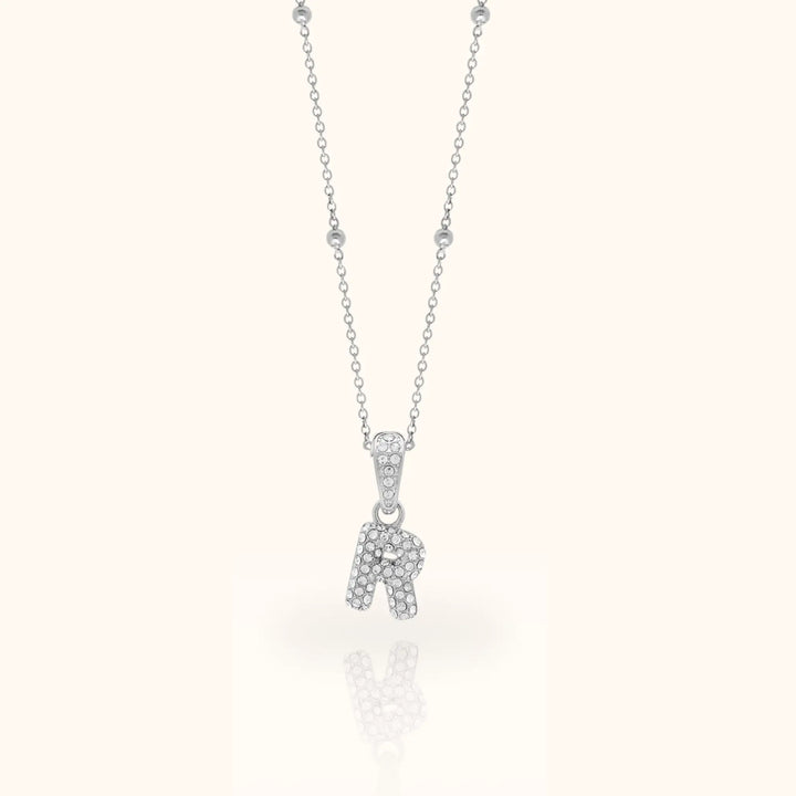 Luma Bubble Initial Necklace