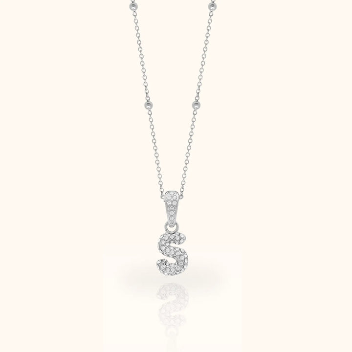 Luma Bubble Initial Necklace