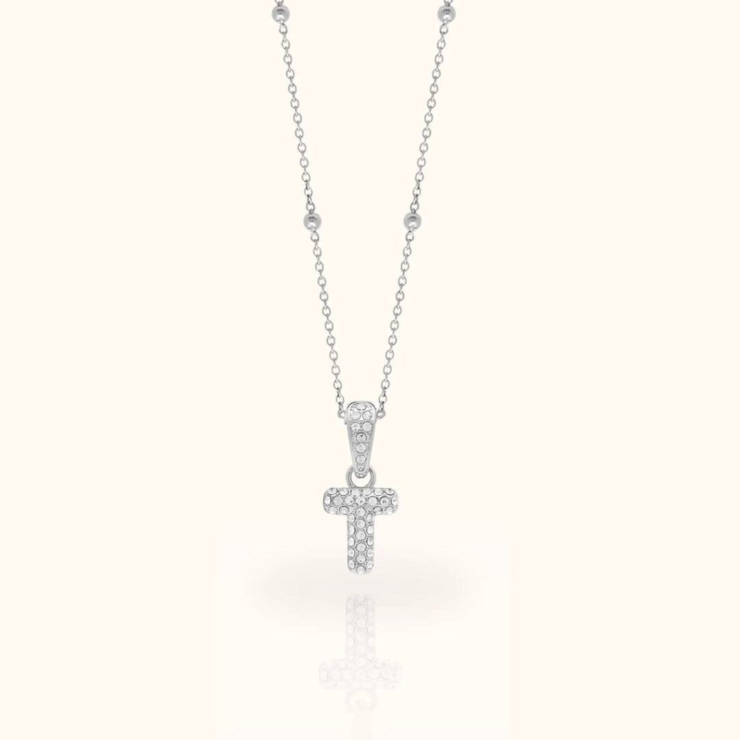Luma Bubble Initial Necklace