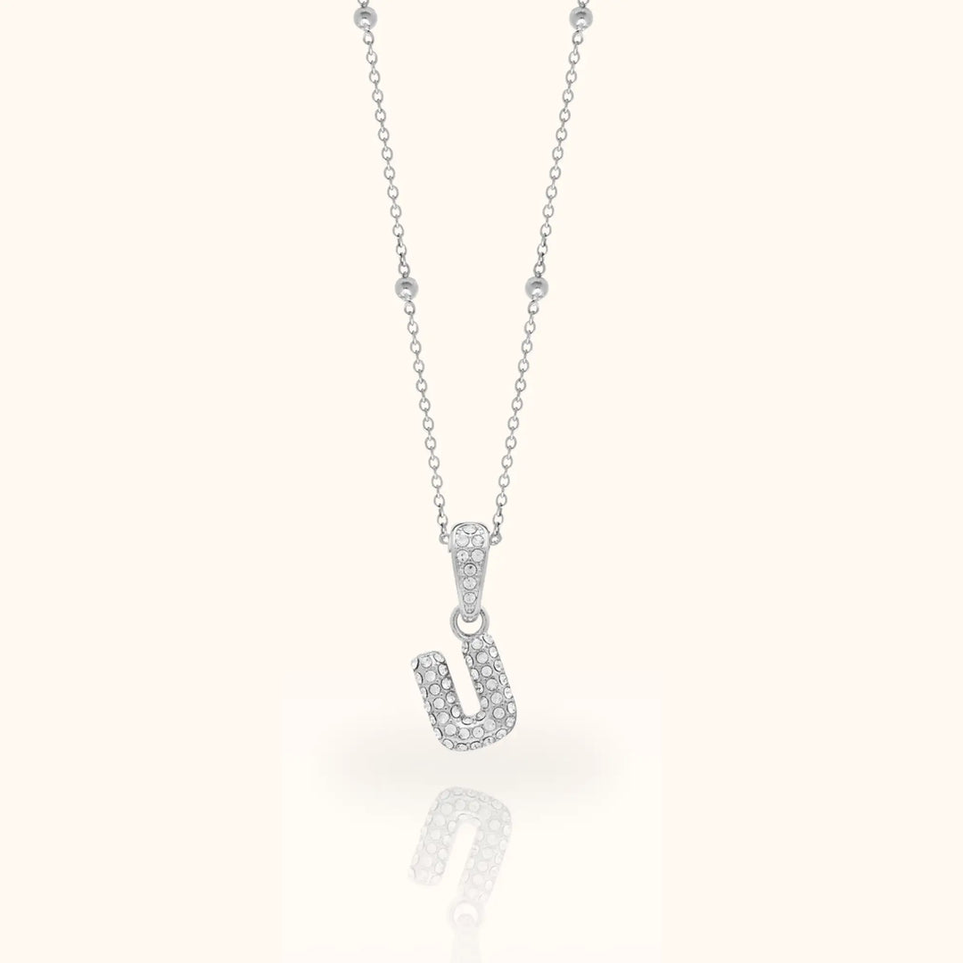 Luma Bubble Initial Necklace