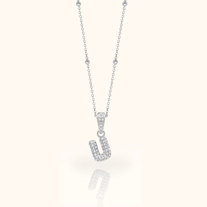 Luma Bubble Initial Necklace