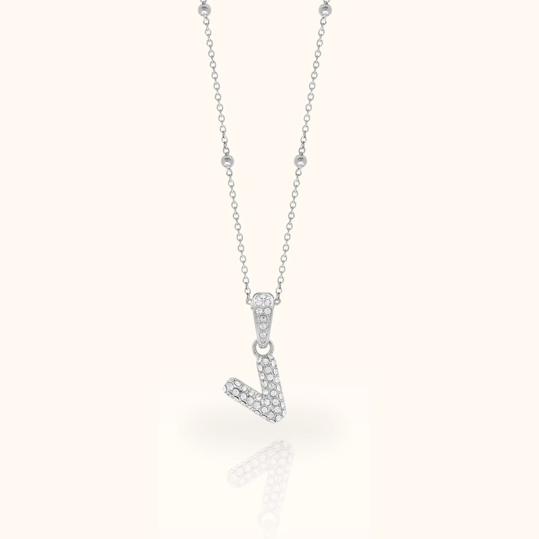 Luma Bubble Initial Necklace