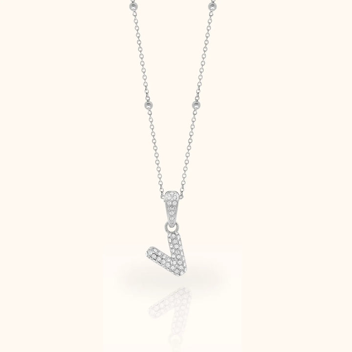Luma Bubble Initial Necklace