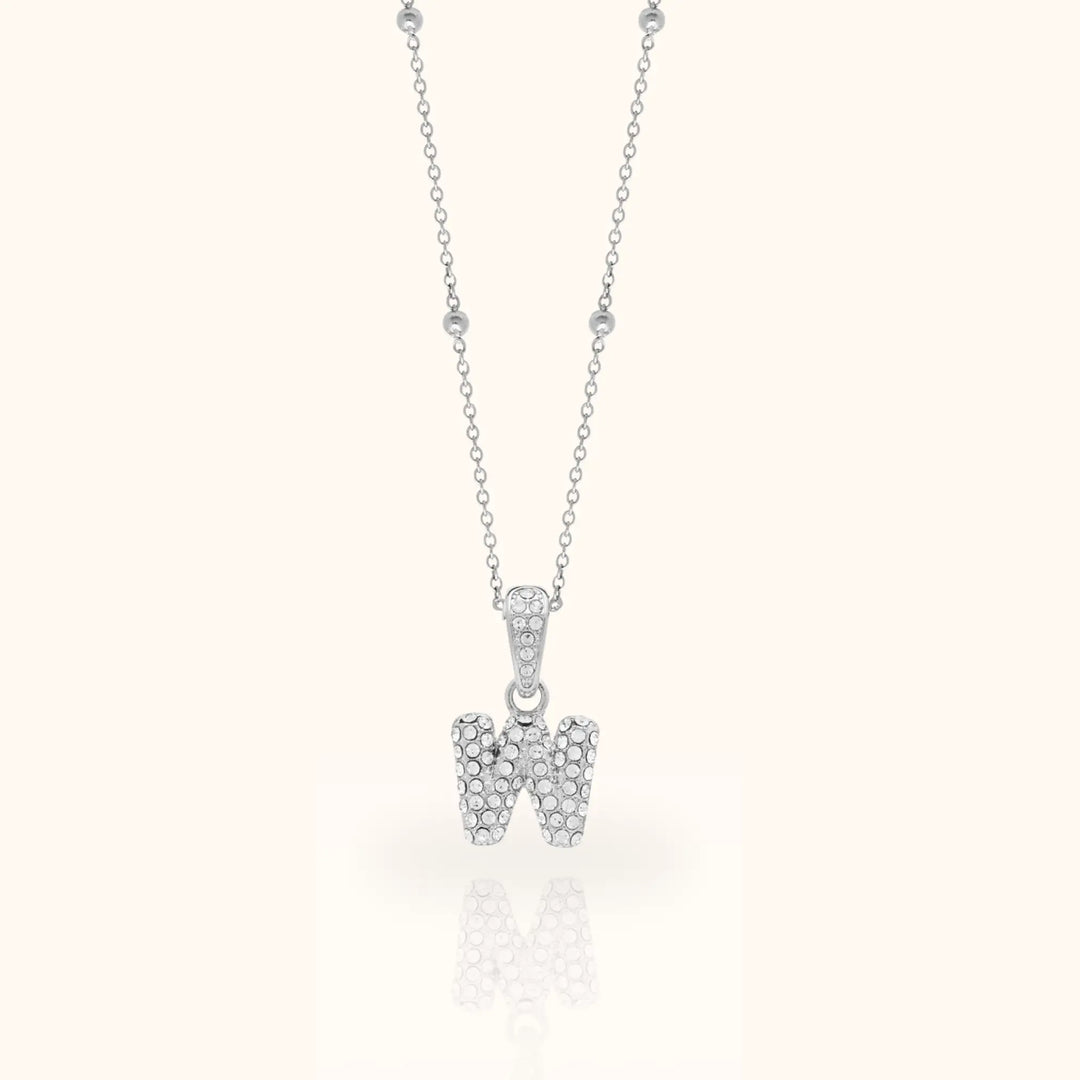 Luma Bubble Initial Necklace