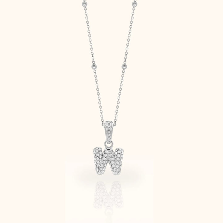 Luma Bubble Initial Necklace