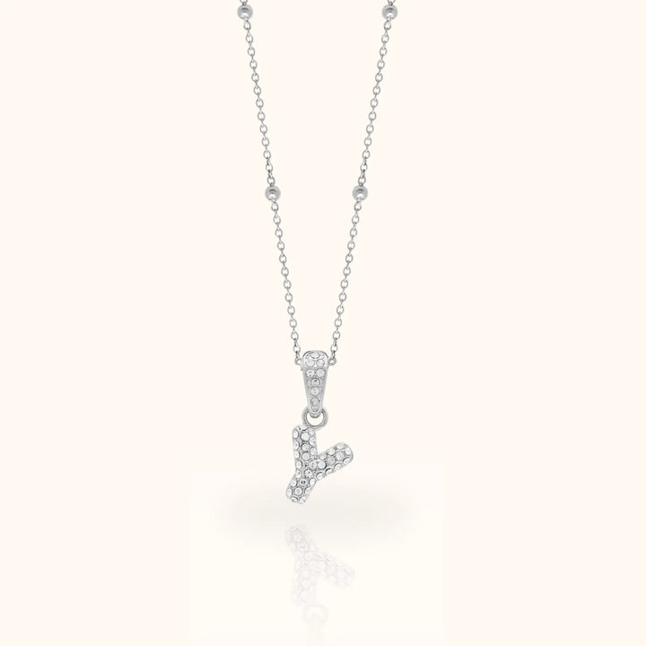 Luma Bubble Initial Necklace