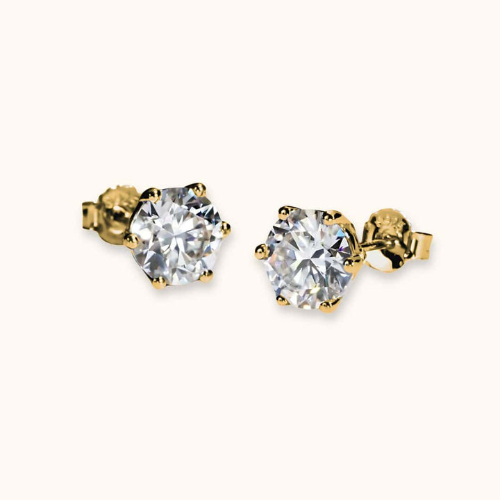 Moissanite Stud Earrings