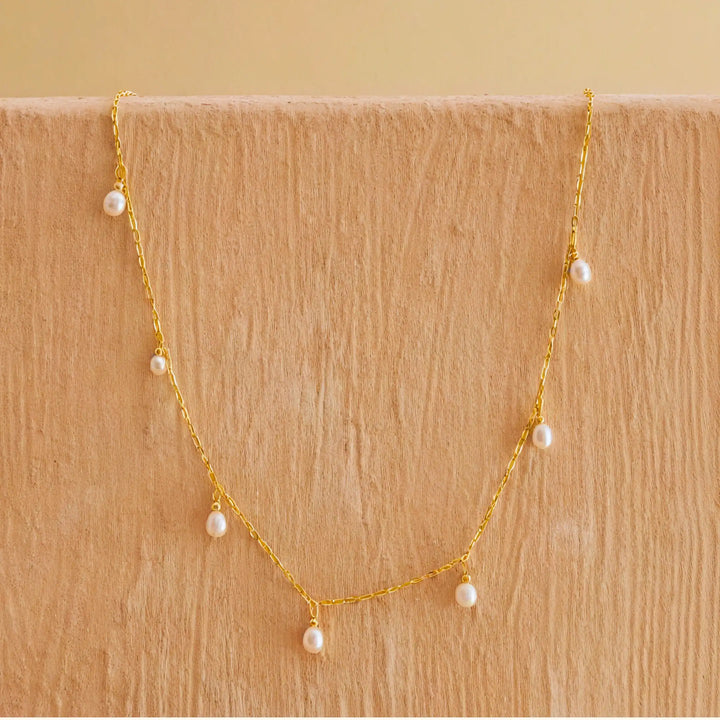 Olivetta Cascade Pearl Necklace