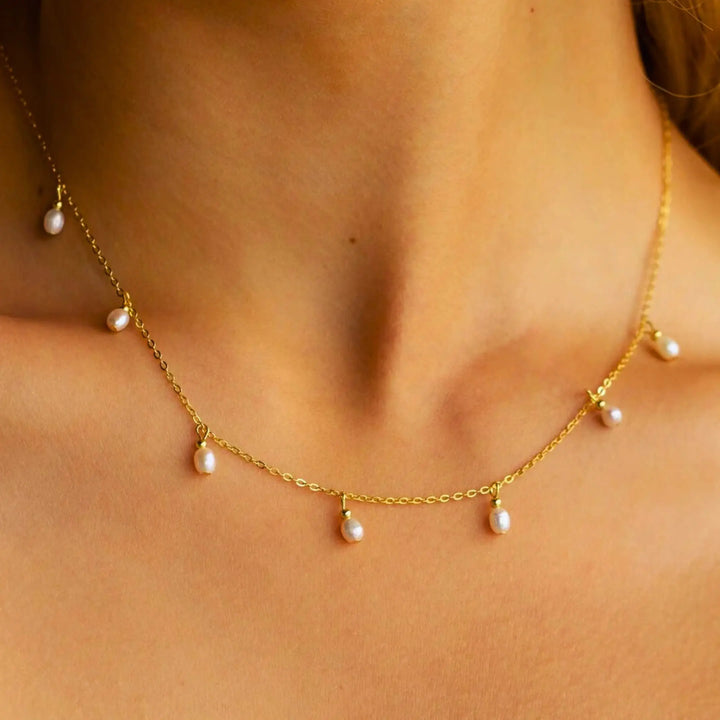 Olivetta Cascade Pearl Necklace